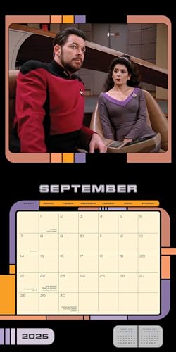 Star Trek The Next Generation 2025 grand calendrier photos de collection - 5