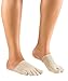 Produktbild Knitido Dr. Foot Hallux-Valgus-Zehlinge, geschlossene Füßlinge zur Unterstützung bei Ballenzeh, Farbe:Beige (007), Größe:41-46