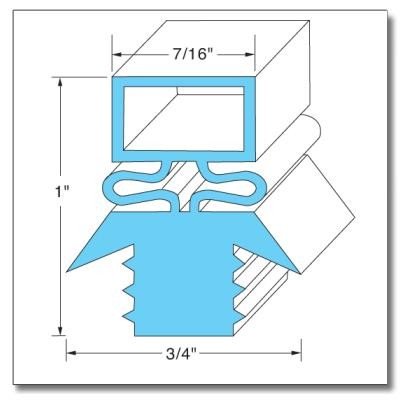 Traulsen 341-27568-00 Traulsen 341-27568-00 DOOR GASKET (341-27568-00)