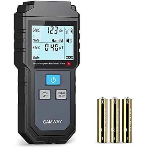 CAMWAY Medidor EMF, Detector de Radiación de Campo Electromagnético Cover