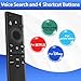 BN59-01385A Solar Voice Remote Replacement for Samsung - Frame TV Remote with 4 Shortcut Buttons,for Samsung Smart TV Crystal QLED QLED 4K 8K TVs and 2021-2022 Neo LED 4K Ultra HD TV