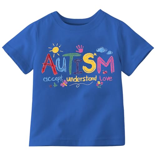 Autism Awareness Shirts Kids – Autism Acceptance Shirt Boys Girls Special Education Teacher Support Tops