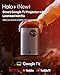 XGIMI Halo+ GTV NEW Portable Projector, Google TV with Licensed Netflix, 700 ISO Lumens, 2 x 5W Harman Kardon Speakers, Auto Focus, ISA, Wi-Fi, Built-in Battery with 2.5 Hours Playtime