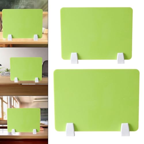 Desktop Partition Board - for Office, School, Call Center - 40x40cm Table Divider Baffle for Study, Test, Checkout Counter - Enhance Focus & Comfort