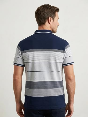 Image of GODFREY Half Cotton Polo T Shirt for Man with Pocket - Regular Fit Mens Collar Tshirt