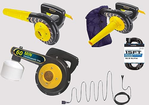 Image of Elmico 700W Professional air Blower Cum Mist Sprayer /Water Sprayer continuousely use 1hrs and /100% Copper armature /copper /20ft Extension Wire Blowers for Cleaning Dust /Dust Collector