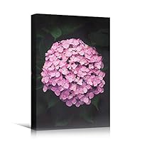 Canvas Wall Art Pink Fields Bohemian Colorful Floral Group Multicolor Photography - 12x18 inches