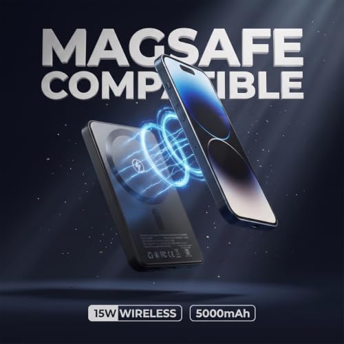 Muvtech Store Muvtech Aeroslim 5000mAh Magnetic Wireless Power Bank - Image 5