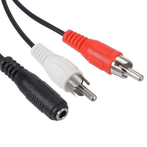 Adaptador divisor estéreo en Y PATIKIL para eliminar ruidos en altavoces y subwoofer