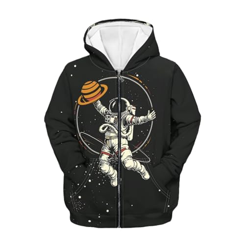 Kids Zipper Hoodie for Boys Girls Zip Up Hoodie