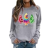 PTLLEND Oversize Shirt Damen Vintage Basic Longsleeve Damen Crop Women's Winter Jacket Thick Warm Winter Coat Zip Winter Parka with Hood Windbreaker Long Sleeve Coat Pockets Functional Jacket Fashio