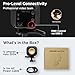 Amaran Halo 300x Bi-Color COB LED Video Light, 305W Continuous Output Lighting 2700K-6500K, 16200 Lux@1m App/DMX Control, Bowens Mount Studio Monolight for Photography, Livestreaming, Video Production
