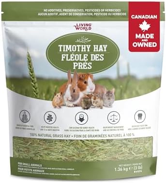 Living World Canadian Timothy Hay - 1.36kg (48 oz)
