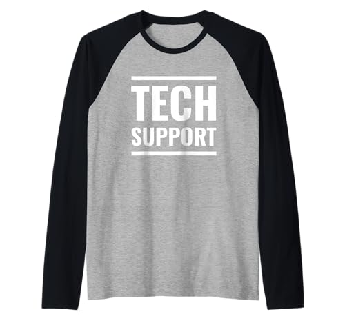 Divertente Supporto tecnico Meme Fan IT Geek Cyber Genius Nerd Umorismo Maglia con Maniche Raglan
