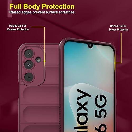 Image of amazon basics Back Case Cover for Samsung Galaxy M16 5G | Compatible for Samsung Galaxy M16 5G Back Case Cover | Liquid Silicon Magic Case with Camera Protection | Plum