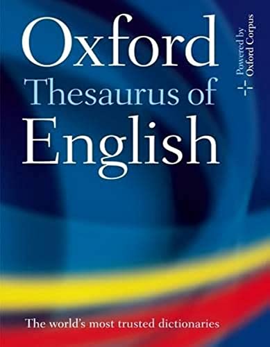 OXFORD UNIVERSITY PRESS Thesaurus of English