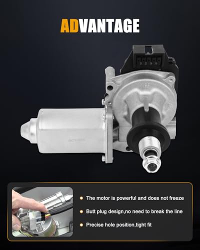 Image of ROADFAR Rear Windshield Wiper Motor for Chevrolet for Trailblazer 2003-2009 | For Buick For Rainier|For GMC|For Isuzu For Ascender|For Oldsmobile|For Saab|OE 15229806|8151989560|401045|5 Pins