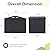 OC Orange-Casual 8 x 6 FT Outdoor Storage Shed, Metal Garden Tool Shed, Outside Sheds & Outdoor Storage Galvanized Steel w/Lockable Door for Backyard, Patio, Lawn, Black