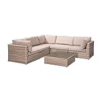 Loungegruppe Delmar Milchgrau