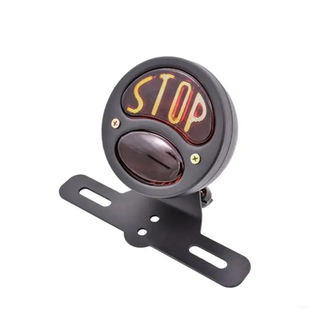 Faro Posteriore Stop Running Luce targa a LED universale per moto, fanale posteriore, luce freno