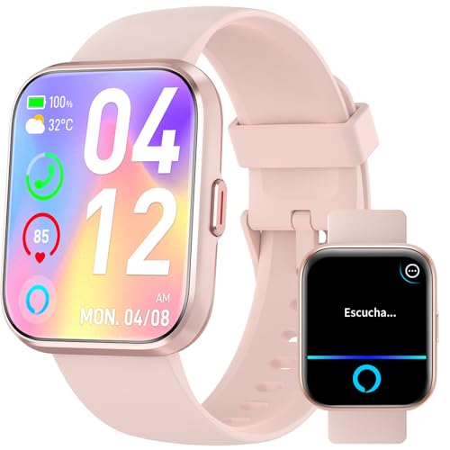 Fitpolo 1.8 Reloj Inteligente Mujer Con Llamadas Y Alexa Asistente,Smartwatch Mujer Con Ip68 Impermeable,Monitor De Pulsómetro Sueño Spo2,110 Modos Deportes,Pulsera Actividad Mujer Para Android Ios Fitpolo 1.8 Reloj Inteligente Mujer Con Llamadas Y Alexa Asistente,Smartwatch Mujer Con Ip68 Impermeable,Monitor De Pulsómetro Sueño Spo2,110 Modos Deportes,Pulsera Actividad Mujer Para Android Ios