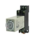 AC 110V Delay Timer Time Relay DPDT 0-60S Second & Base Socket H3Y-2 (AC 110 V)