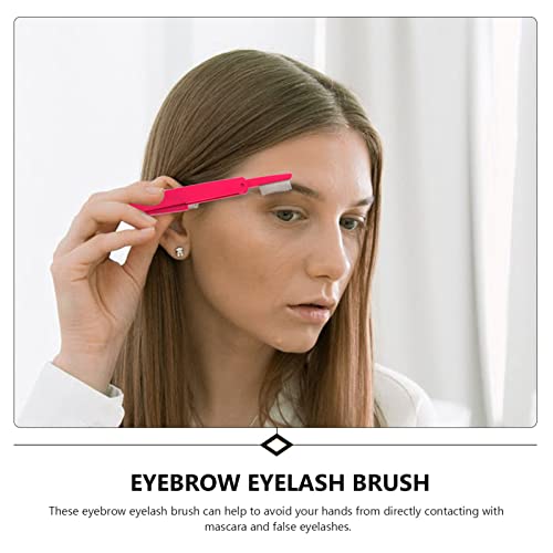 Beaupretty 2Pcs Foldable Eyebrow Brush And Comb Double Ended Brow Brush Makeup Brush For Application And Blending Of Brow Powders Waxes And Gels Random Color #TOP1