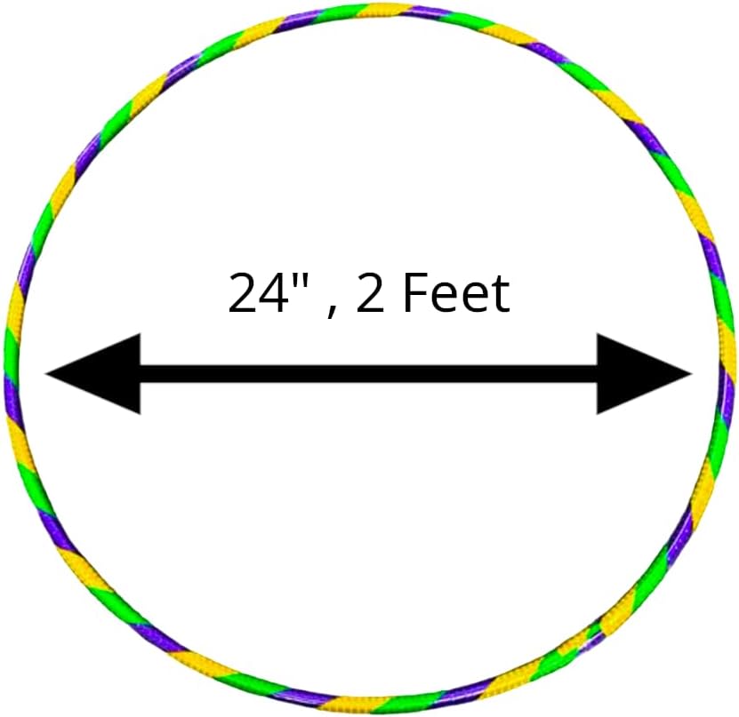 24" Hula Hoop – Set of 12 (Dozen) Festive Party Pack
