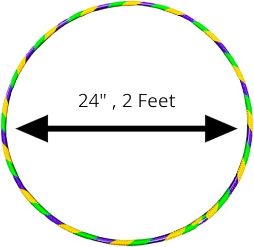 Miniatura 6 de Hula Hoop de 24 pulgadas - Juego de 12 (docena) Paquete de fiesta festiva