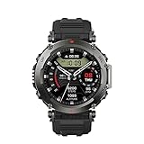 AMAZFIT T-REX 3 PRO vs AMAZFIT T-REX ULTRA – Comparativo Detalhado Amazfit T-Rex Ultra A2142 47mm Durable Military Outdoor Smartwatch for Men, com GPS Dual Band, 20 dias de duração da bateria, 30m de mergulho livre, suporte de mapa offline (Black)