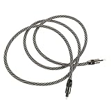 Câble audio numérique - le filet tissé apporte une meilleure protection au fil, résistant aux rayures, à la pression, à l'usure et aux chocs, ce qui rend le fil plus durable, facile et simple à ranger, câble numérique optique