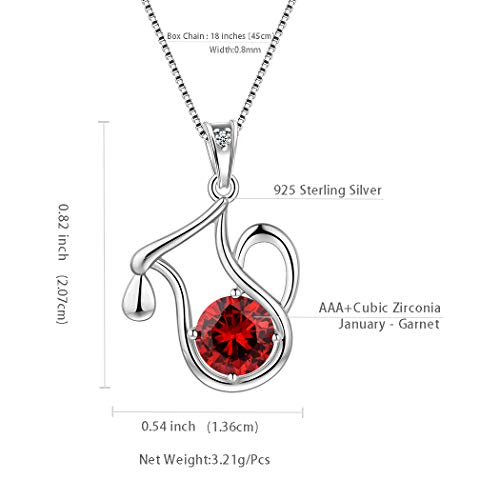 Aurora Tears Collana in Argento Sterling 925 con
