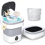 Portable Washing Machine - 16L Mini Foldable Washer with...