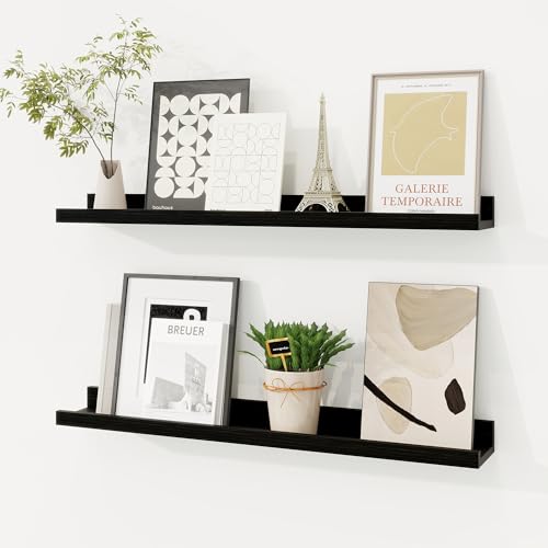 Picture Ledge Shelf, Floating Shelves Set of 2, 24 Inches