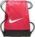 NIKE Brasilia Gymsack, Rush Pink/Black/White, One Size