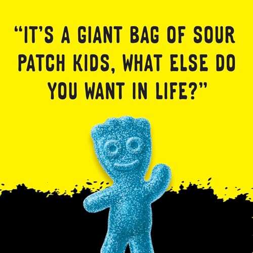 Image of Blue Raspberry Sour Gummies - Bulk 5 LB Bag, Kid-Shaped Chewy Candy for Parties, Buffets, Halloween & Snacking