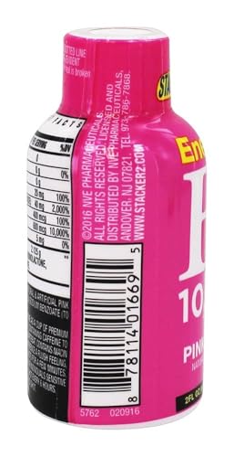 Image of Vitamin B Complex B12 B6 B3 Liquid Energy Shots Pink Lemonade Cyanocobalamin, 10,000% DRV - B-6 Pyridoxine 40mg - B3 Niacinamide, (2oz Pack of 36)