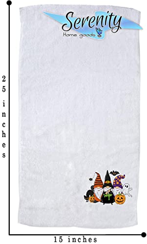 Halloween Decoration | Fall Kitchen Towels | Hand Towels For Bathroom | Pumpkin Decor | Gnome Witch Bat Black Cat Orange | Harvest Thanksgiving Halloween Decorations For Home #TOP1