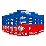 Lavazza Crema e Gusto Classico Ground Coffee, Dark Roast, 250g Each, 10-Pack - Ideal for Moka and Filter