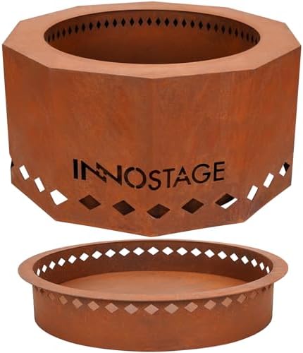 24" Outdoor Fire Pit Smokeless Wood Pellet Review