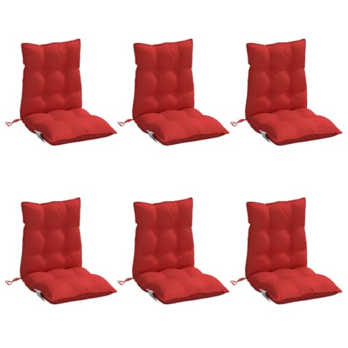 Coussin de chaise jardin rouge pour sublimer votre terrasse et balcon - 3