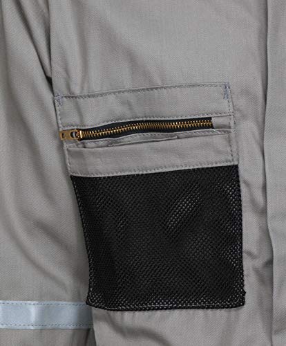 Image of MCR Safety - Flame Resistant Coverall Gray Long Sleeve Coverall (SBC201148T)