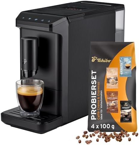 Tchibo Kaffeevollautomat Esperto mini für Caffè Crema und Espress...