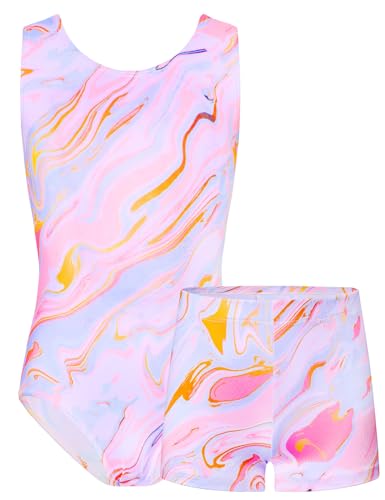 Image of TENVDA Girl's One Piece Swimsuit Sparkle Sleeveless One-Piece Bathing Suits Swimwear for Kids 2-12 Years Old