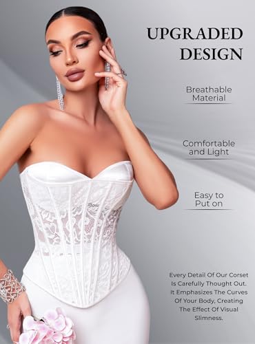 Perfect Corset NYC OVERBUST Satin Corset Top Lace up with 15 Steel Boned4