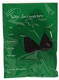 Spa Intimates Black Disposable Backless Bra for Spa Treatments - Spa, Massage, & Medical Bra for Women - 25Count (L/XL)