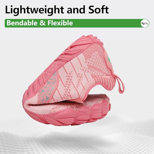Miniatura 6 de Saguaro Mujere Barefoot Trail Running Shoes Hombre Zapatos Descalzos Para Exterior Interior Tono Rosa 39 Eu
