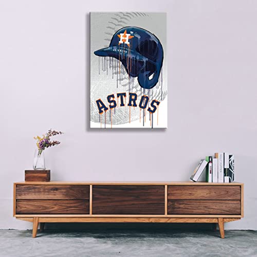 Skysa Houston City Baseball Poster Print Canvas Wall Art Decor For Living Room Large Painting Picture To Fans Noucan thumb #5
