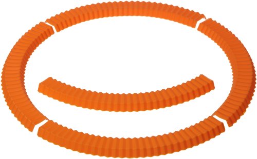 Casabella Silicone Pie Crust Shield, Orange
