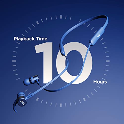 Image of Boat Rockerz 255 Pro in Ear Bluetooth Neckband with Upto 10 Hours Playback, ASAP Charge, IPX5, Signature Sound & Integrated Controls(Navy Blue)